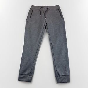 Pure Champ Sweatpants Mens L Gray Zip Pockets Joggers Drawstring Athleisure Gym